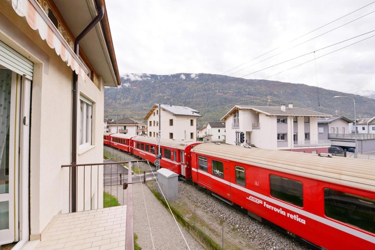 Alp Gruem Apartment - 8 Min Walk To Bernina Express 티라노 외부 사진
